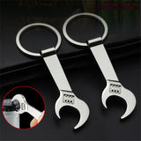 30pcs Creative Wrench Bottle Opener Zinc with Key Rings