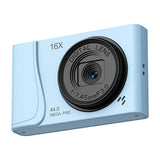 4K CCD Digital Camera for Student Compact Digital Photography Camera 180°Flip Screen Selfile Camera for Kid Adult Beginners