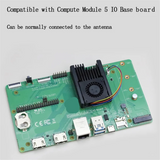 Intergrated Cooling Fan For Raspberry Pi CM5, Heatsink With PWM SpeedRegulated Fan, For Raspberry PI CM5
