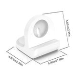 Desktop Dock Charger Adapter Stand Holder Silicone Non-Slip Charger Stand Charging Dock Stand for Google Pixel Watch 3 41mm 45mm