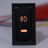 4‑Pole Universal Car Fog Lamp Switch Push Button for Toyota Land Cruiser 100 75 76 78 79 Series DRL Switch Button