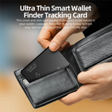 2Pcs Wireless Charging Tracking Location Mini Wallet Tracker Card Waterproof GPS Locator Work For Iphone Find My Tracker