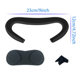 6 in 1 Face Pad Replacement PU & Ice Silk Foam Face Cushion Anti-Leakage Nose Pad Lens Protector Lens Cloth for Oculus Quest 3