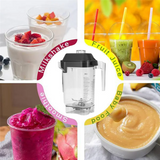 Blender Cup With Lid Stirring Stick For  VM0149 VM0122 VM0127 VM0199 Smoothie Machine Replacement