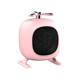Mini portable heater novelty little cute low noise desktop room portable plug-in electric fan heater home home office winter