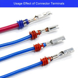 1642Pcs Automotive Connector Pins Kit, Car Electrical Male&Female Wire Pins,Non Insulated Wire Pin Connectors kit,Terminal Pin