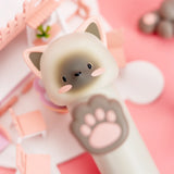 Professional Electric Portable Mini Deep Tissue Fascial Muscle Gun 4 Heads Quiet Unique Cat Massage Tool for Body and Arm