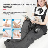 Air Compression Leg Massager Air Wrap Professional Presotherapy Recovery Boots with Chambers Rechargeable for Foot Therapy