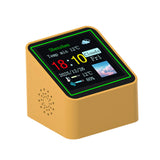 Small Portable Smart Wifi Weather Station Display Weather Temperature Humidity Time Alarm Clock Desktop Decoration