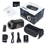 4K HD 48MP WIFI Action Digital Cameras Anti-Shake Monoculars Camcorder 16X Zoom DV Recorder Camera with Rotation Screen