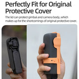Anti-fall Protective Lid with Flip-Top Lens Filter Box Quick Release Flip Upper Cover with Lanyard for DJI Osmo Pocket 3
