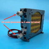 RC Hydraulic Model Radiator Hydraulic System Heat Dissipation Accessories With 12V Fan For Excavator Loader