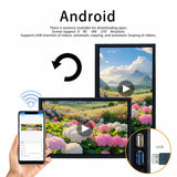 12.1inch 1920x1200 Android 11 Capacitive Touch LCD Monitor USB AutoPlay,Autoloop IPS LCD Monitor