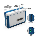 Portable Bluetooth Cassette Player , Tape Player Bluetooth Output to Headphone/Speaker,Walkman Portable Cassette Tape Player
