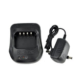 Original WOUXUN KG-UV9D Desktop Charger with US/EU AC Power Supply Adapter for KG-UV9D KG-UV9D Plus UV9DPlus Walkie Talkie