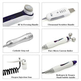 6 in 1 Small Bubble Hydrogen Oxygen Beauty Machine Facial Professional SPA Skin Cleaning Moisturizing Lifting Anti-Aging Wrinkle