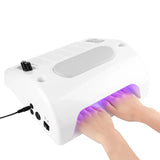 Professional Manicure Vacuum Cleaner Women Electric Nail Sander Rechargeable Nails Dust Collector Nail Prosthetic Equipment