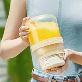 500ml Portable Electric Juicer Fruit Juice Cup Wirealess Smoothie Blender Fruit Mixers Juice Machine Orange Squeezer 3000mAh