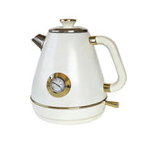 Handmade Decals Electric Kettle 1.7L 1850W Retro Design Auto Power Off 304 Stainless Steel Teapot For Quick Boiling EU Plug