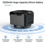 Cards Dealer 360° Rotating Shuffler Machine with 4 Bid Buttons for Playing Cards Distribution Rechargeable