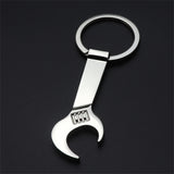 30pcs Creative Wrench Bottle Opener Zinc with Key Rings