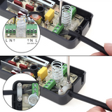 220V Foot Dimmer Switch Foot Operated LED Dimmer Switch Full Range Inline Slide Control Switch for Floor Lamp / LED Lamp LZB