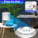 Dehumidifiers For Home, For Bedroom With Auto Defrost Function,2200ML Capacity Quiet Small Dehumidifier Eu Plug