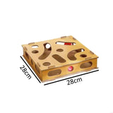 New Flexible Combination Cats Toy Features Track 3 Balls Teaser Wand Playing