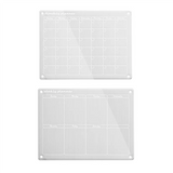 Magnetic Acrylic Calendar For Fridge Dry Erase Board Calendar For Fridge, Reusable Planner, Gift For Home Organiza