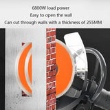2025, dust-free cutting machine, two-piece wire slot tool with water and electricity installation functions for artifacts