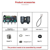 DC8-36V AMP Microphone Preamplifier Fever Karaoke Reverb Board Microphone Karaoke Singing Anti-Howling