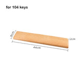 New Wooden Keyboard Wrist Rest Ergonomic Stain Resistant Rest Palm Pad for 60/87/104 Keys Walnut Wood Mechanical Keyboard Pad