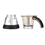 Large Capacity Electric Moka Pot Stovetop Espresso Coffee Maker Coffee Percolator 150ml
