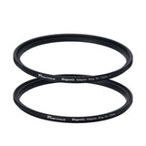 PRO TANLE Magnetic Filter Adapter Ring Kit 67mm 72mm 77mm 82mm Aluminum Alloy Magnet Ring Adapter for Filter and Lens Convert