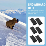Fixation Ski Strap 6 Pcs Snowboard Accessories Binding Fastener Door Holder Straps Buckle Skiing Ski Accessory