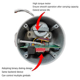 12v Outdoor Waterproof Aluminum Alloy Shell Horizontal Rotating Gimbal Single Axis Powered Automatic Rotating Gimbal
