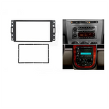 For HUMMER H3/SAAB 97X/Corvette Compatible Double Din Fascia Radio Dash Mount Trim Frame Dashboard CD/DVD Stereo Panel