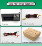 For Volkswagen Touran L Tiguan L Touareg X Lavida plus Sagitar Phideon C-TREK AHD 1080P 170° Car Trunk Handle Rear View Camera