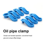 7pcs Pipe Joint AC Lines Angled Disconnect Mixed Size Plastic Car Fuel Line Angled Disconnect Portable Auto Accessories