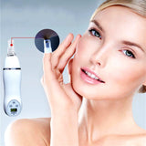 2 in 1 Electric Diamond Peeling Machine Facial Pore Cleanser Pen Vacuum Blackhead Removal Rechargeable Comedone Extractor
