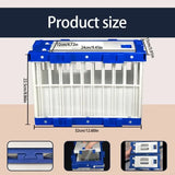 New Spliceable Plastic Bird Cage for Outdoor Training Portable Aviary for Pigeons Parrots Double Door Design