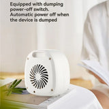 New Mini Space Heater, Small Portable Heater for Office, Fast Heating Desktop Fan with High Power, Compact and Convenient