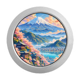 Round LCD 3.4inch 4inch Circular LCD Monitor With Black Silver aluminum alloy case