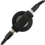 Baofeng UV-5R Walkie Talkie Tactical Round Big PTT Mic Earpiece Throat Headset Microphone NATO Plug for UV-82 888S Kenwood Radio