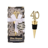 20pcs Bottle Stopper Champagne Wine Cork for 30/40/50//60/70/80th Anniversary Birthday Party Decor