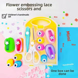 Various Shapes DIY Puncher Craft Set With Storage Box Plastic Flower Shaped Punch DIY Projects Craft Hole Punch Shapes Set
