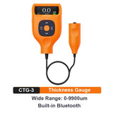 Digital Paint Thickness Gauge Built-in Bluetooth 0.0-9900μm Fe/Al/Zi Putty Car Paint Coating Thickness Tester LCD Screen