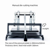 200x250mm manual die-cutting machine, dedicated die pressing machine, leather cutting DIY handmade material cutting machine