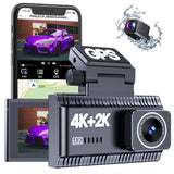2023 new 4K+2K Dual cameras touchscreen driving recorder with Wifi car gadgets Front And rear Dash Cam