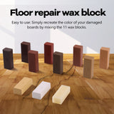 Laminate Repairing Kit Wax System Floor Worktop Casing Chips Scratches Mending Consumables, 11 Wax Blocks, Resin Material,